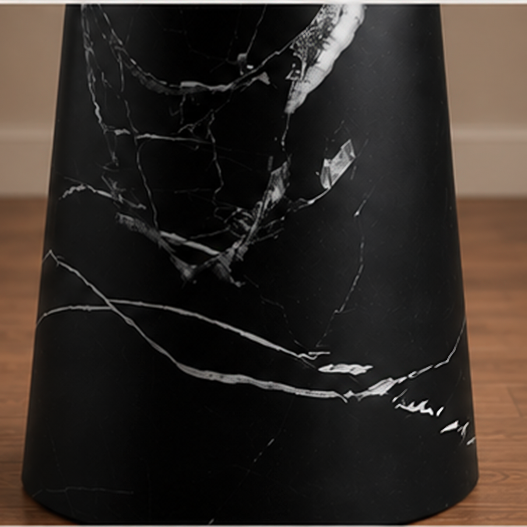 Classic Black Marquino Dining Table – black marble dining table, round marble dining table, marble dining table, round marble table, marble top round dining table