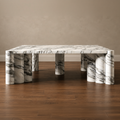 Chiara Arabescato Coffee Table – marble coffee table, marble top coffee table, living room table, luxury coffee table, designer coffee table