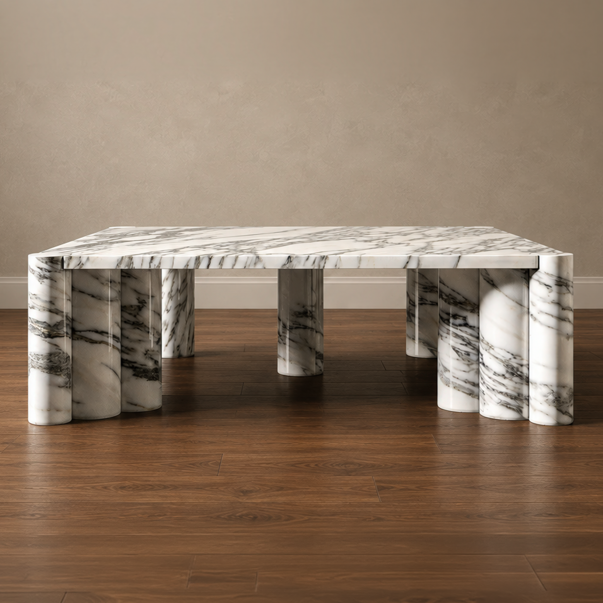 Chiara Arabescato Coffee Table – marble coffee table, marble top coffee table, living room table, luxury coffee table, designer coffee table