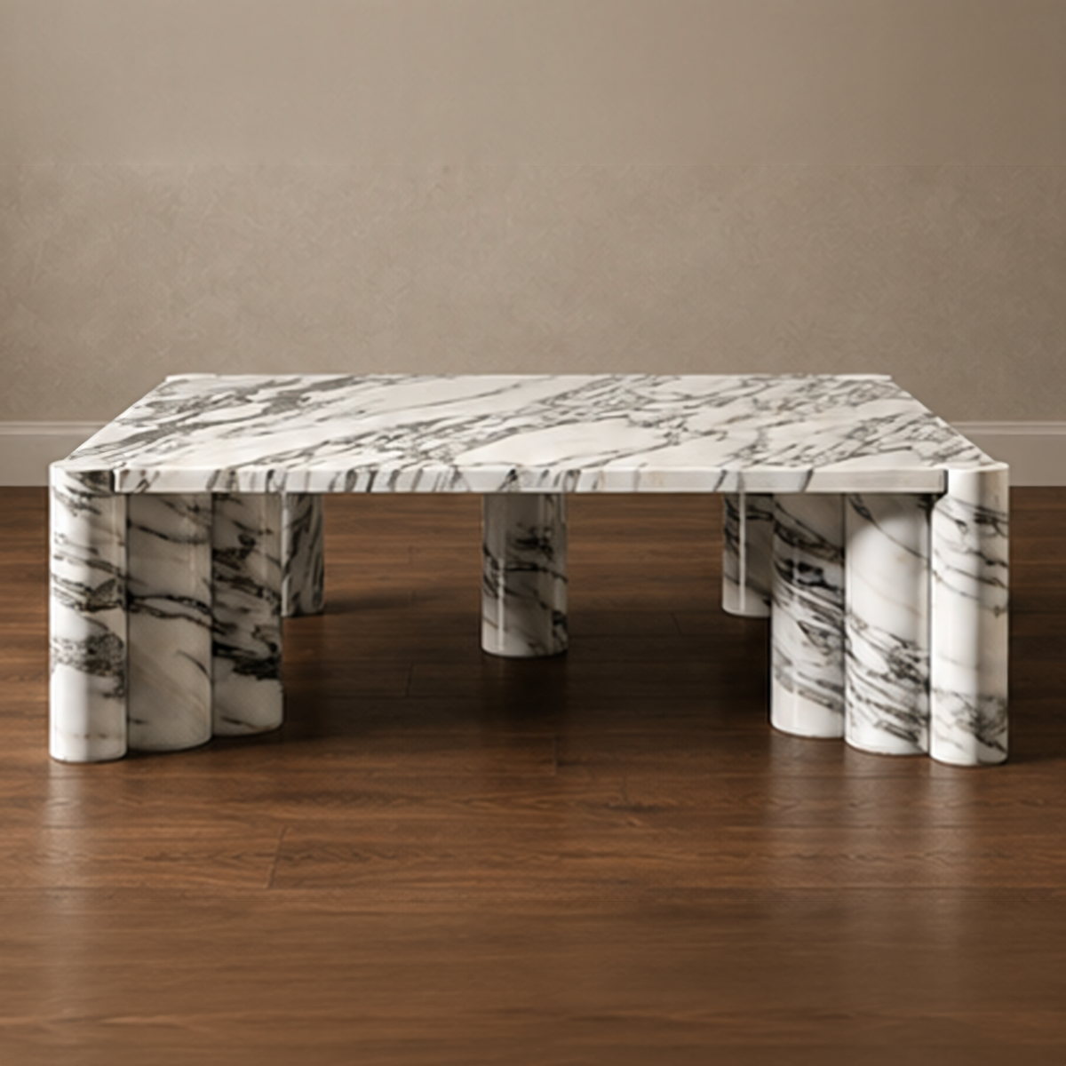 Chiara Arabescato Coffee Table – marble coffee table, marble top coffee table, living room table, luxury coffee table, designer coffee table