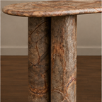 Rainforest Brown Marble Console Table