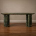Rainforest Green Marble Console Table