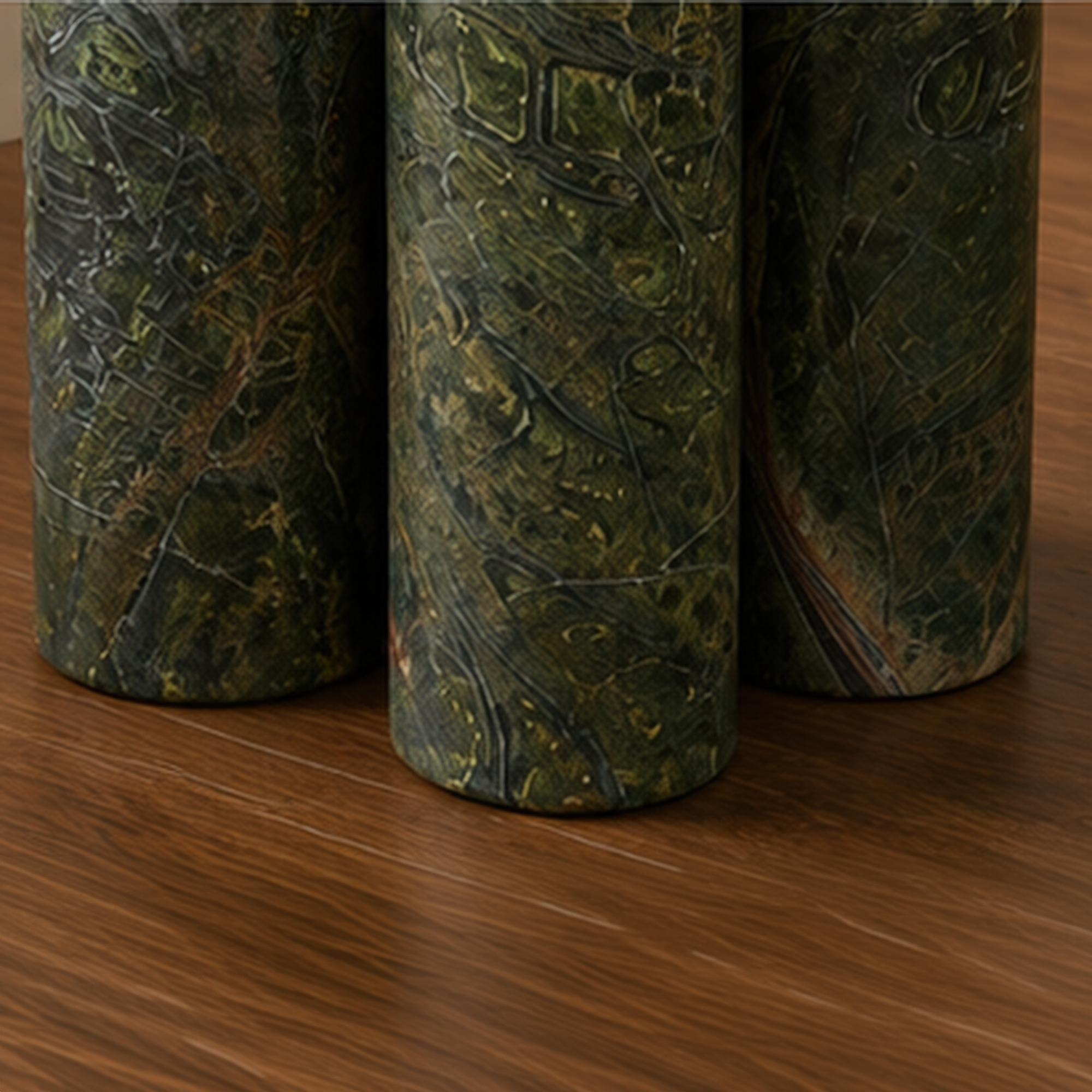 Rainforest Green Marble Console Table