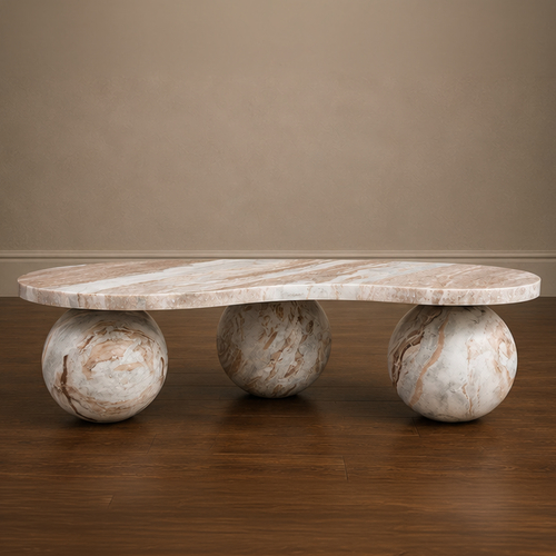 Antique Sphere Palissandro Coffee Table