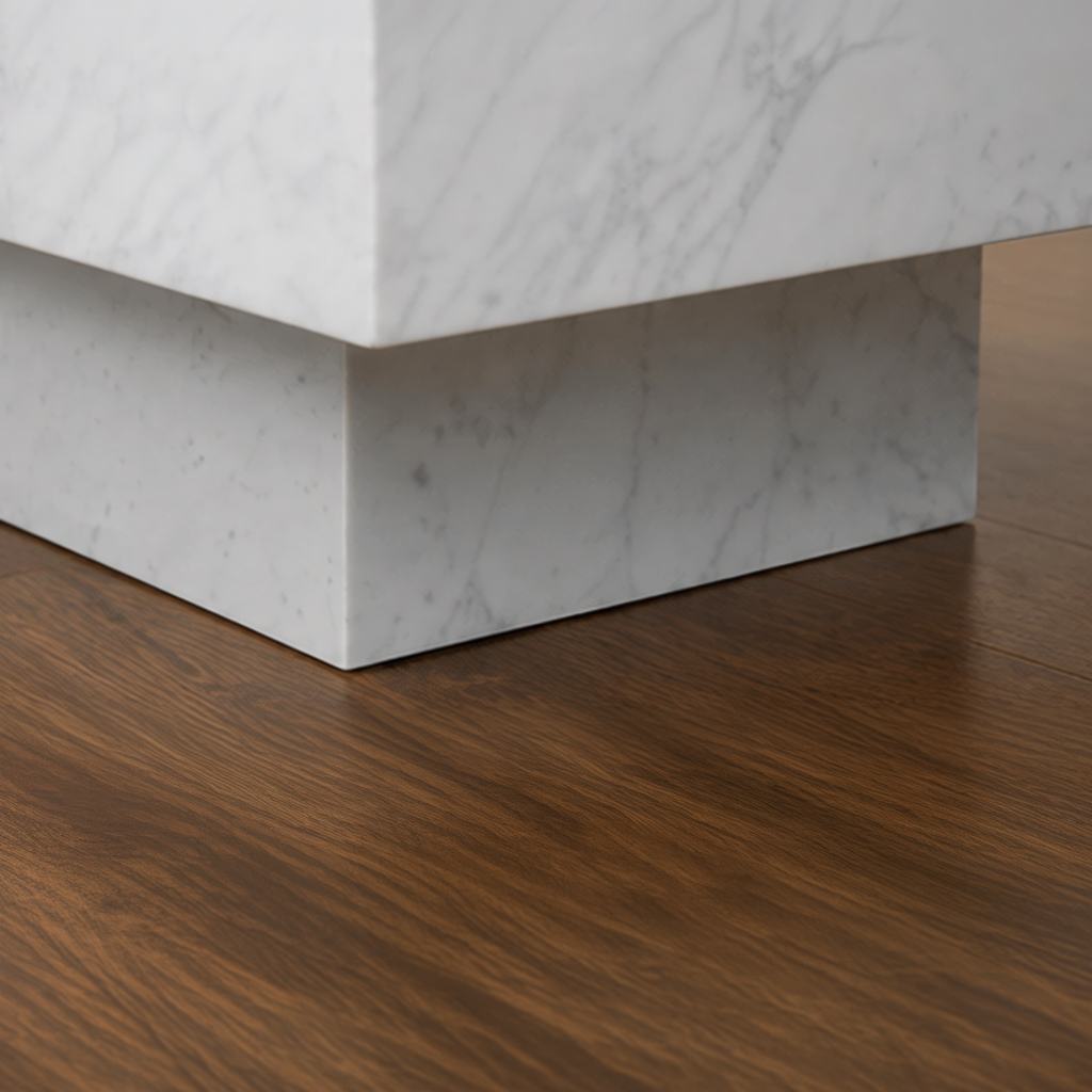 Cool Carrara White Coffee Table Rectangular