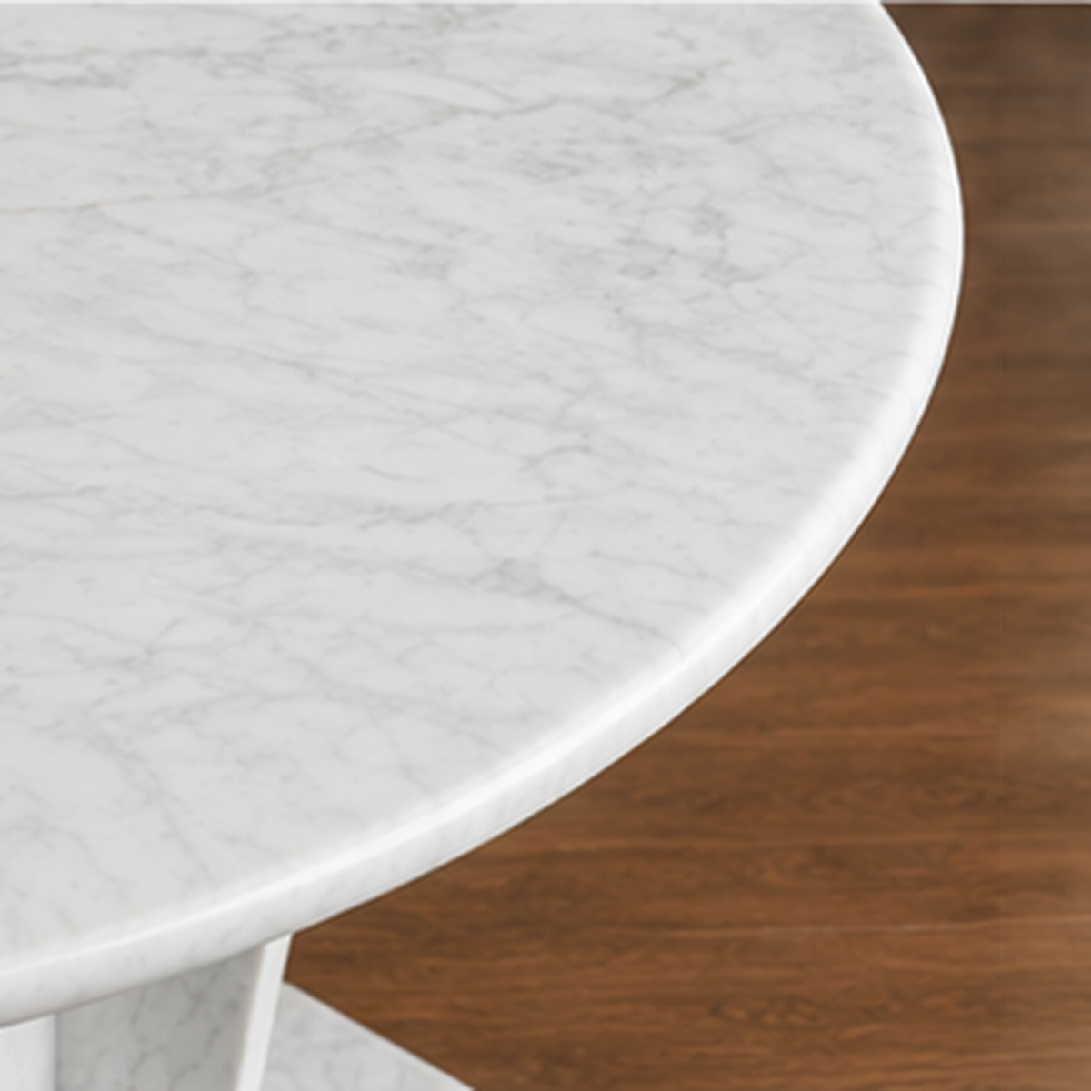 Carrara Bloom Dining Table – white marble dining table, marble dining table, marble top dining table, white marble table, round marble dining table