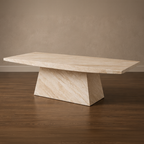 Crema Dyna Coffee Table – stone top coffee table, contemporary coffee table, living room table, designer coffee table, luxury coffee table