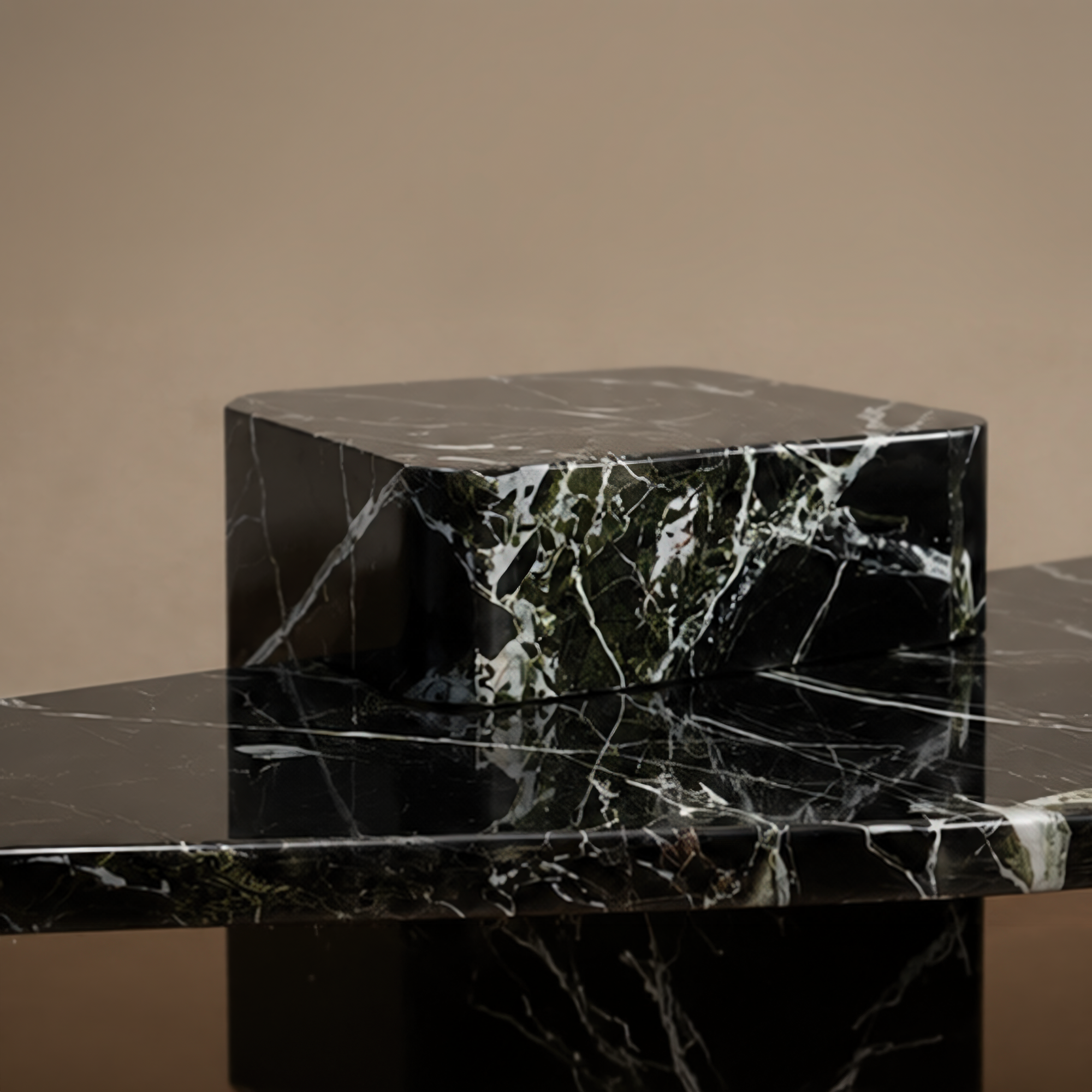 Antique Verde Alpi Dark Coffee Table – dark coffee table, marble coffee table, designer coffee table, luxury coffee table, statement coffee table