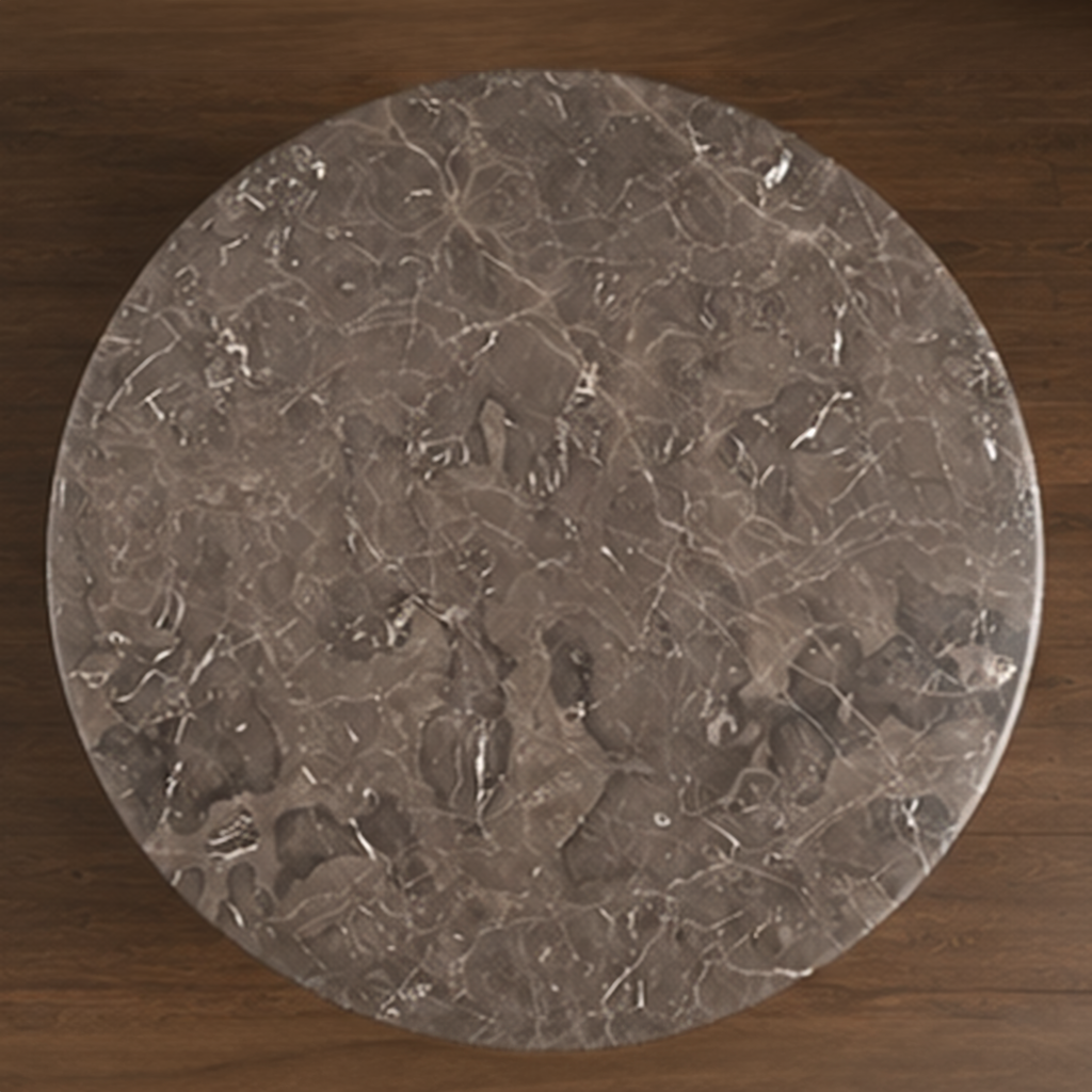 French Brown Bloom Dining Table – marble dining table, stone dining table, marble top dining table, round marble dining table, stone top dining table