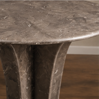 French Brown Bloom Dining Table – marble dining table, stone dining table, marble top dining table, round marble dining table, stone top dining table