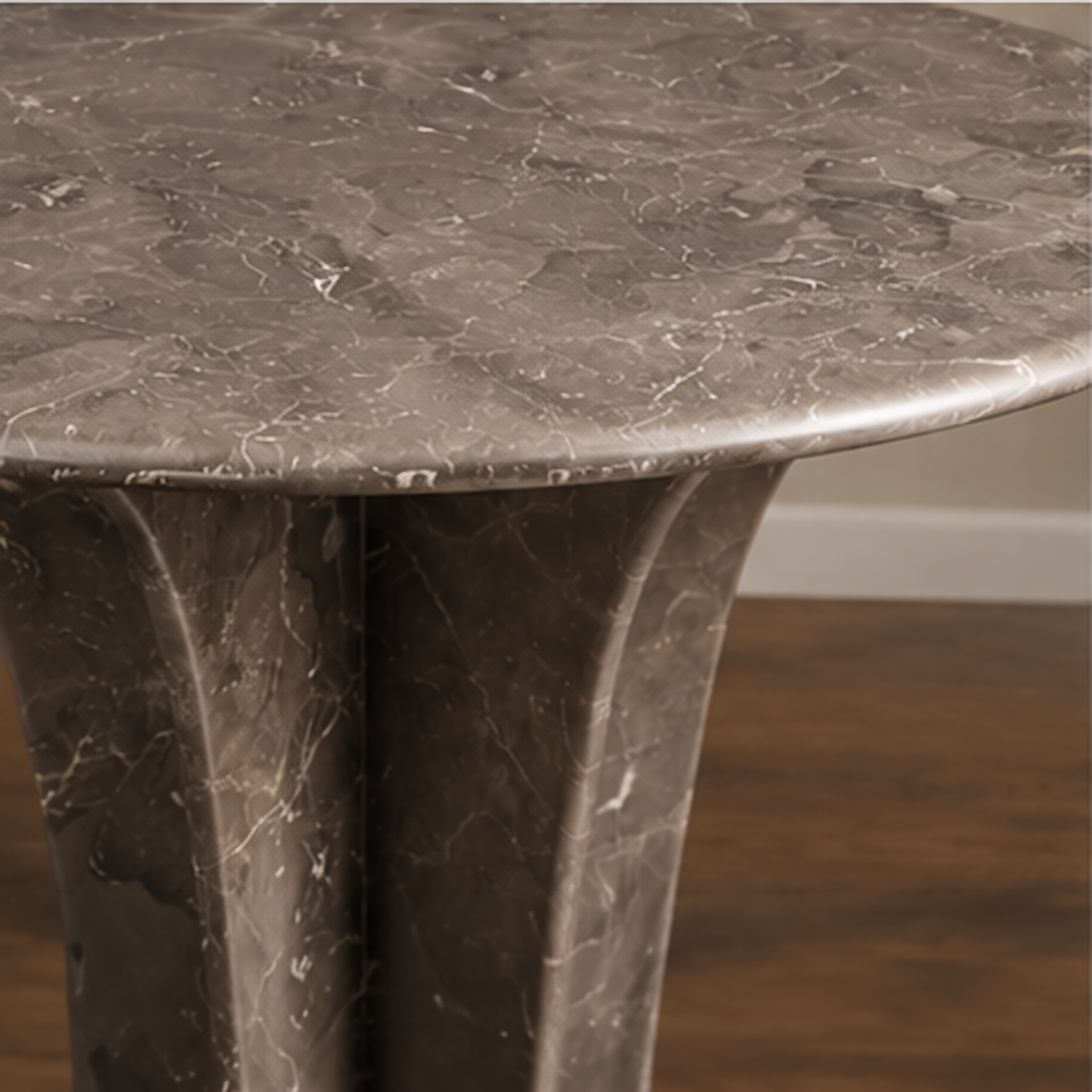 French Brown Bloom Dining Table – marble dining table, stone dining table, marble top dining table, round marble dining table, stone top dining table