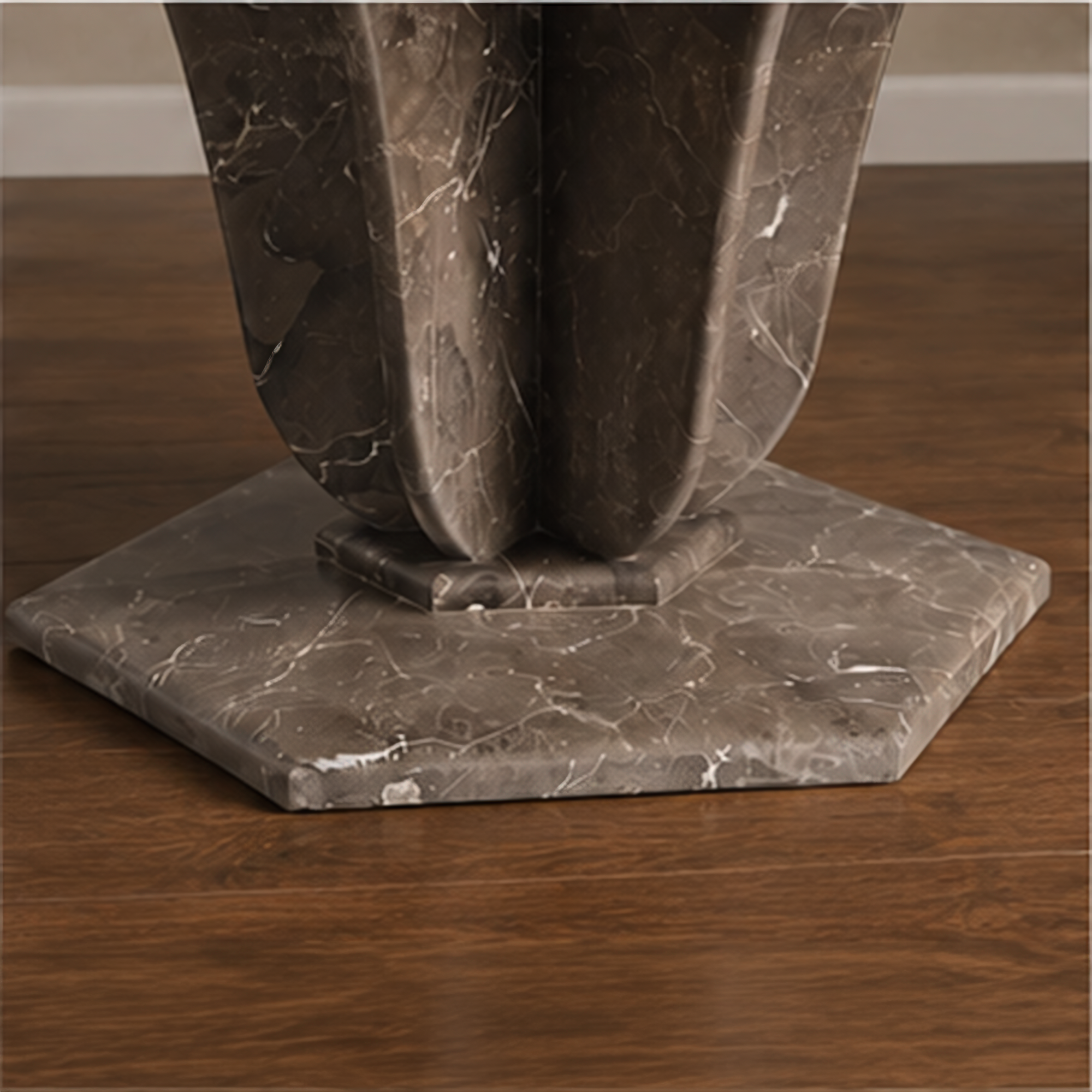French Brown Bloom Dining Table – marble dining table, stone dining table, marble top dining table, round marble dining table, stone top dining table