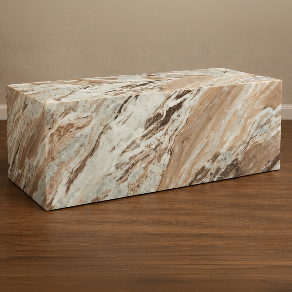 Palissandro Marble Plinth Coffee Table – marble coffee table, marble top coffee table, occasional table, designer coffee table, luxury coffee table