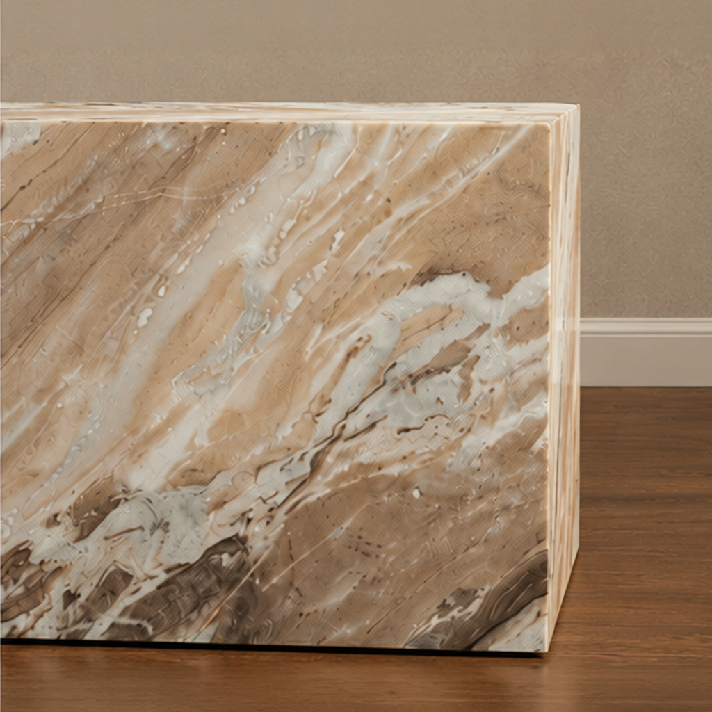 Palissandro Marble Plinth Coffee Table – marble coffee table, marble top coffee table, occasional table, designer coffee table, luxury coffee table