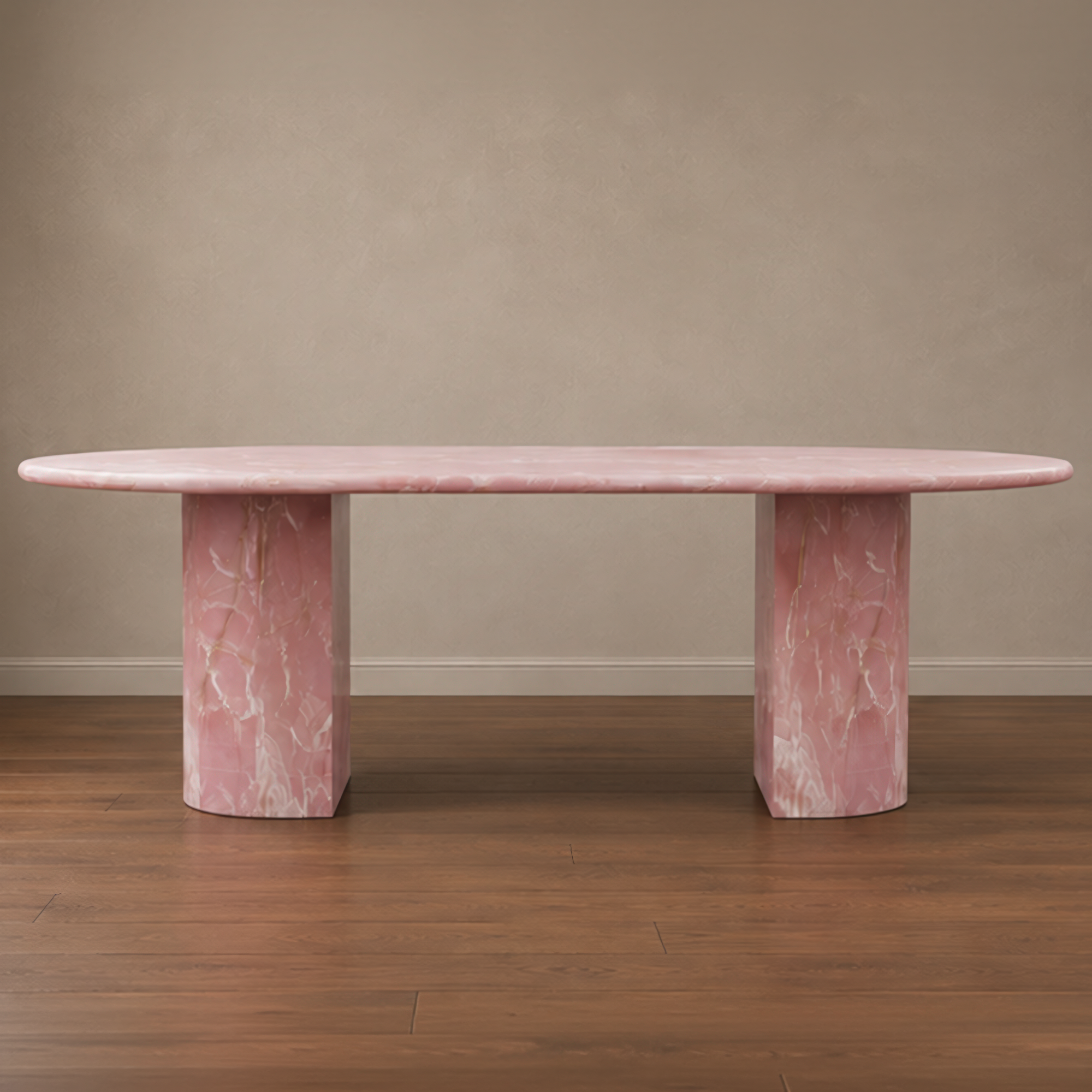 Rare Pink Onyx Dining Table – round marble dining table, round marble table, marble top round dining table, stone top round dining table, marble dining table