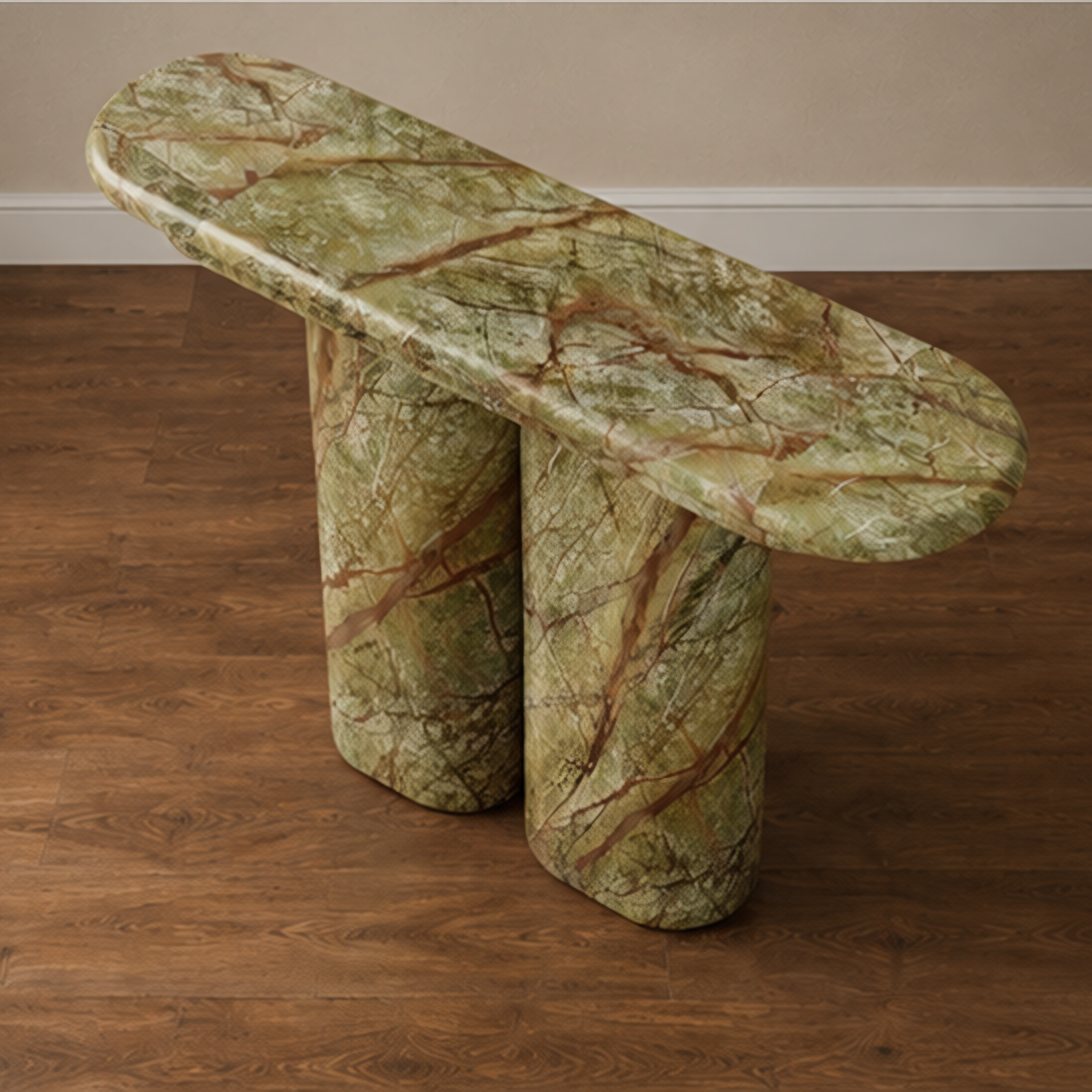 Signature Rainforest Green Console Table