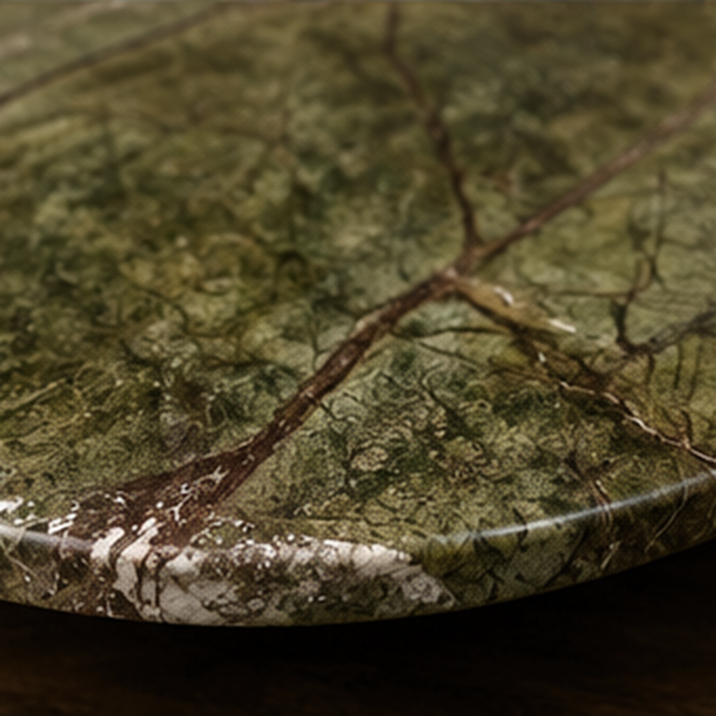 Rainforest Green Coffee Table – round coffee table, marble coffee table, living room table, luxury coffee table, designer coffee table