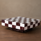 Julian Carrara and Rosso Coffee Table – marble top coffee table, marble coffee table, luxury coffee table, designer coffee table, living room table