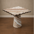 Palissandro and Dark Emperadoor Antique Dining Table