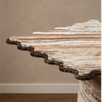 Palissandro and Dark Emperadoor Antique Dining Table