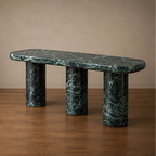 Antique Verde Alpi 3Legs Dining Tables
