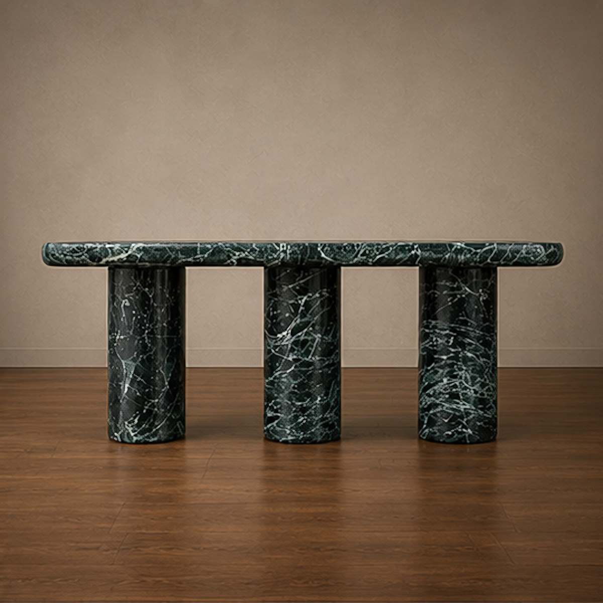 Antique Verde Alpi 3Legs Dining Tables