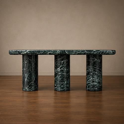 Antique Verde Alpi 3Legs Dining Tables