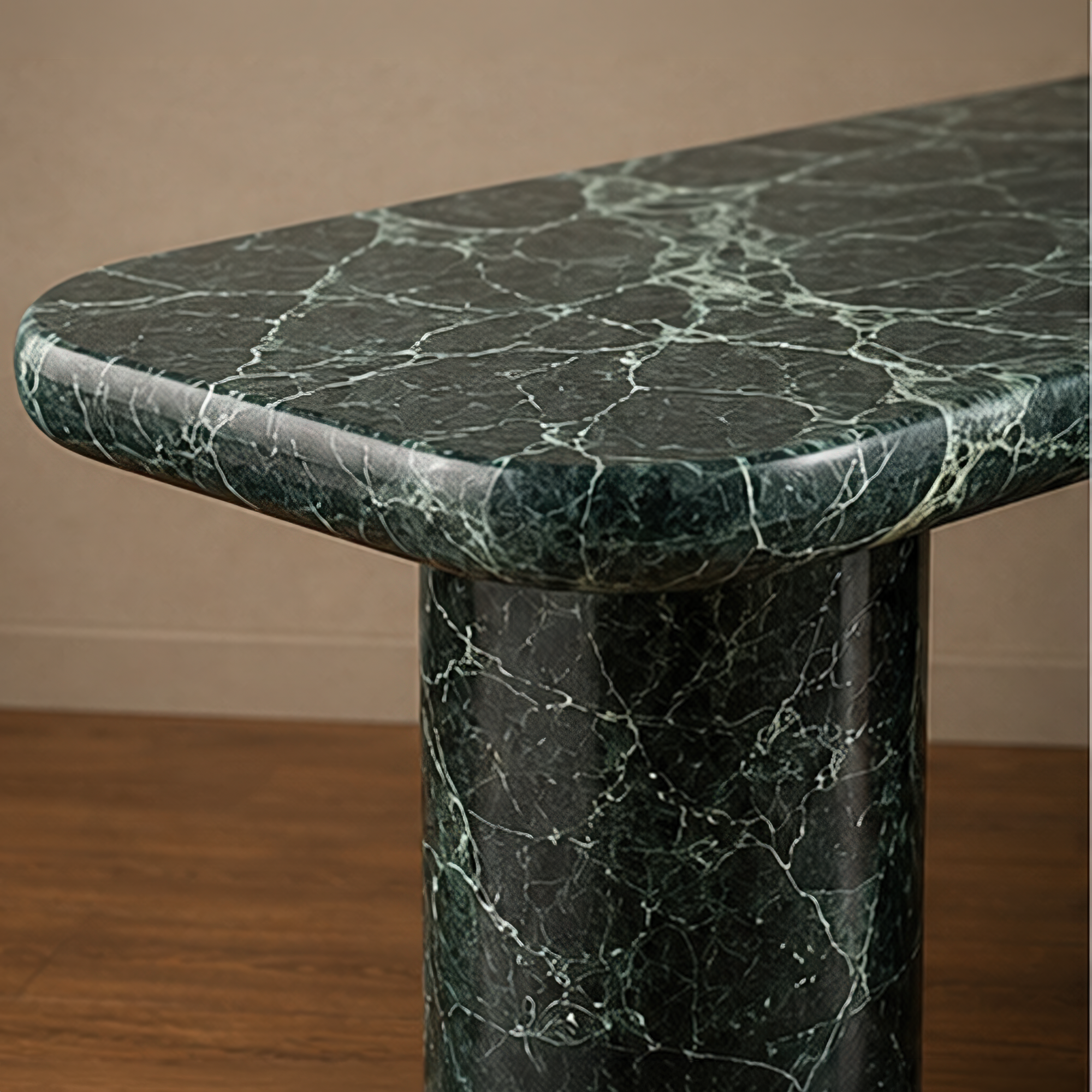 Antique Verde Alpi 3Legs Dining Tables