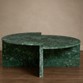 Verde Guatemala Green Marble Coffee Table – marble coffee table, marble top coffee table, living room table, luxury coffee table, occasional table