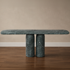 Verde Gautemala Marble Console Table