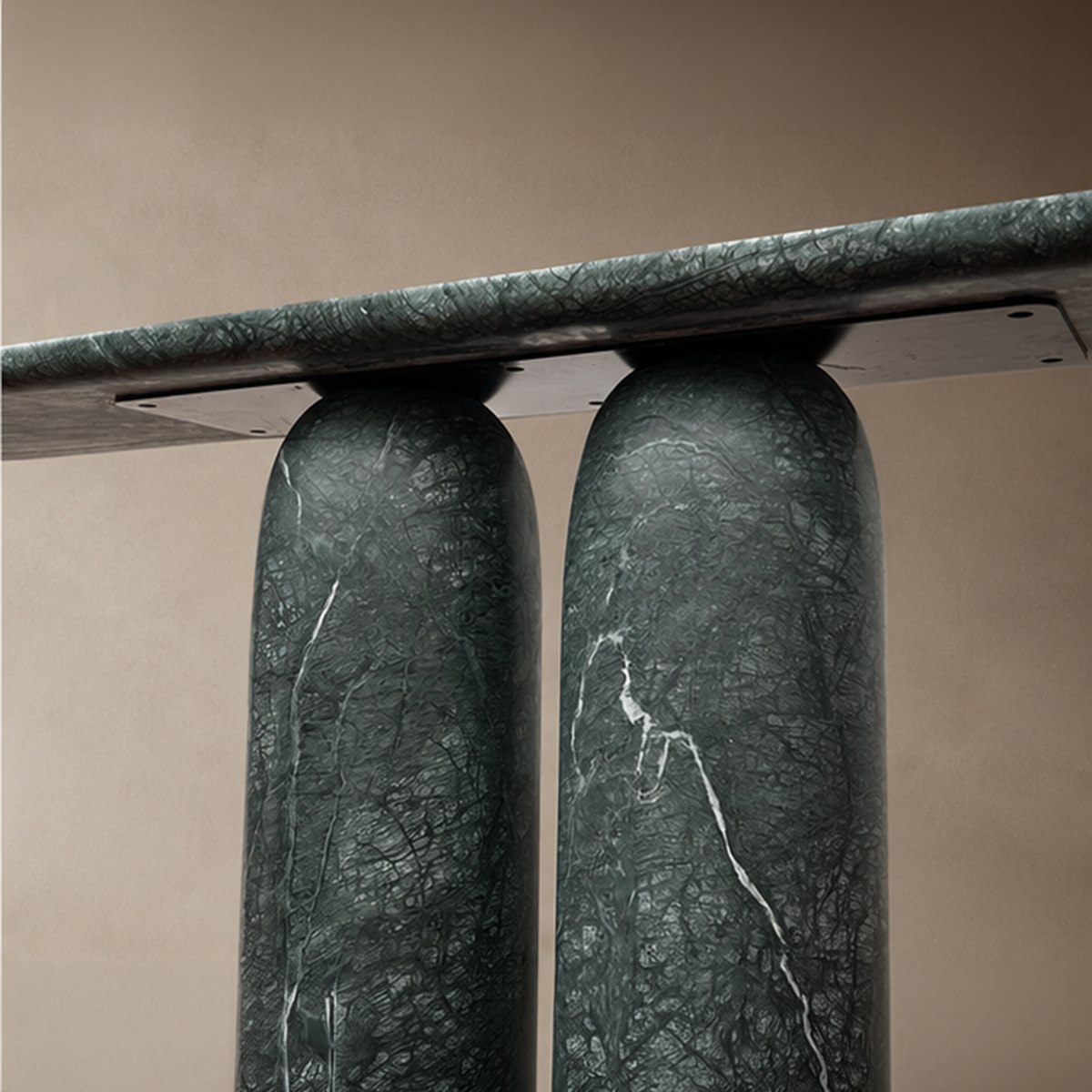 Verde Gautemala Marble Console Table