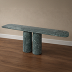 Verde Gautemala Marble Console Table