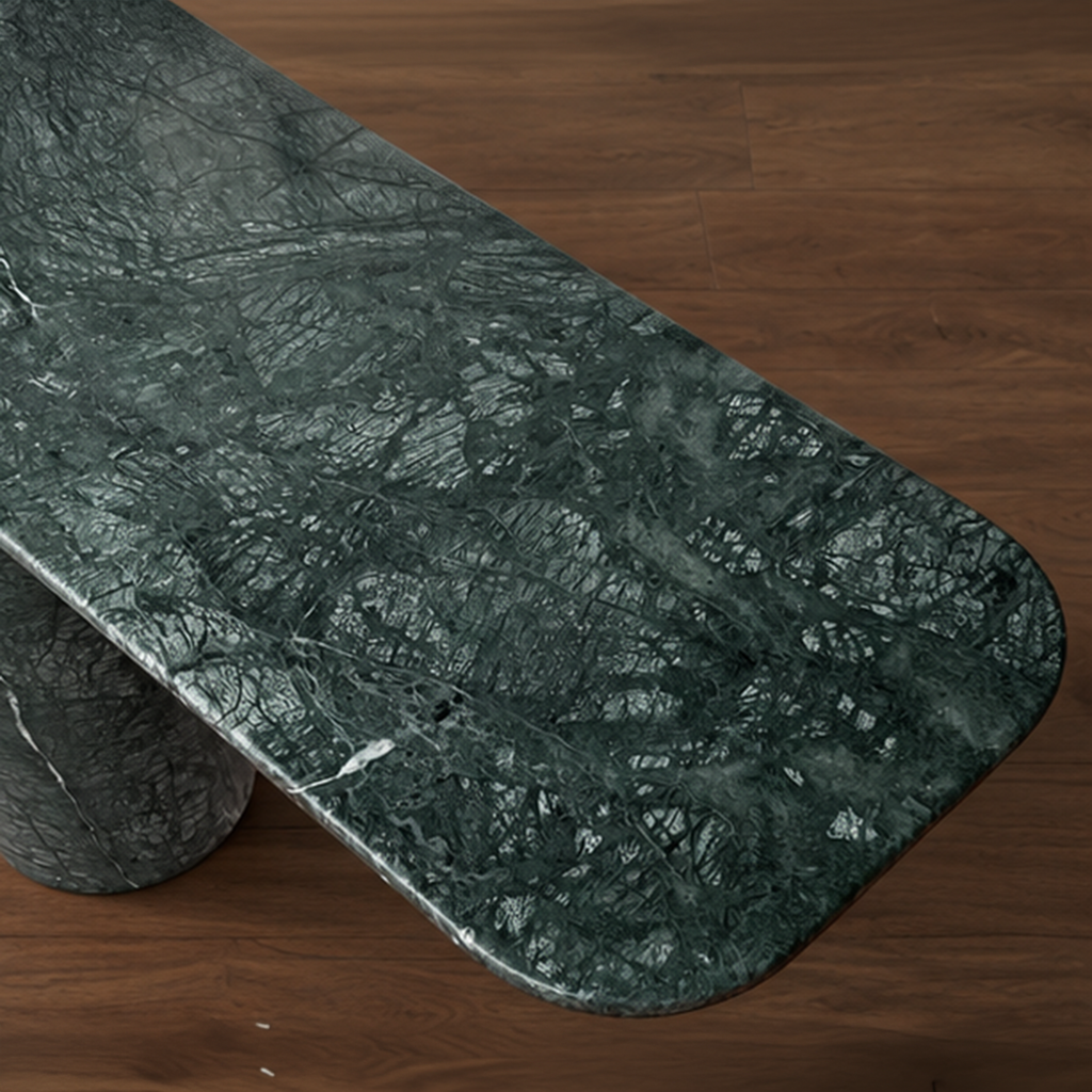 Verde Gautemala Marble Console Table