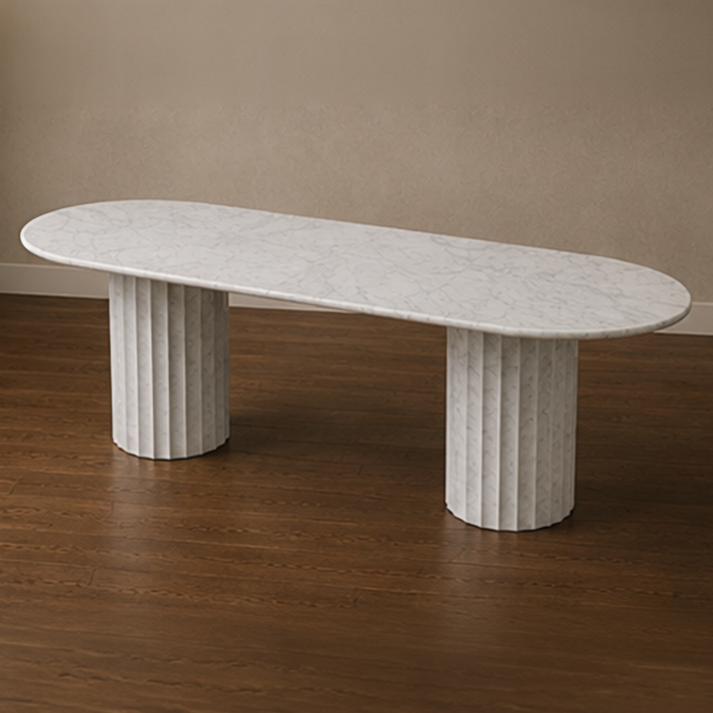 Pietro Carrara White Dining Table