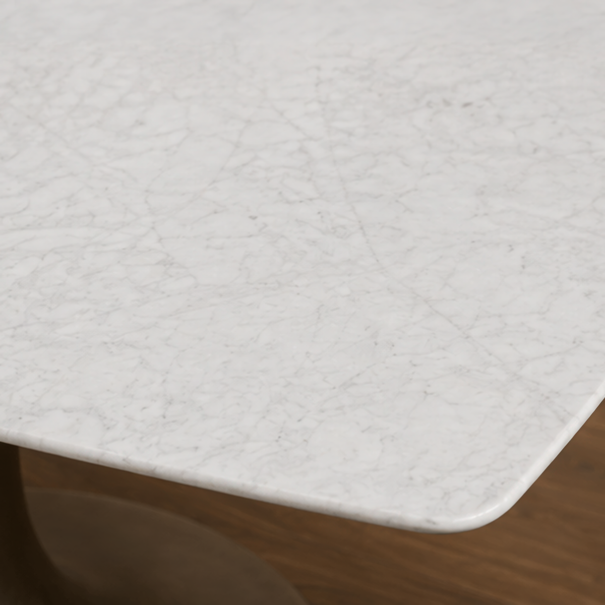 Bronzia Carrara White Dining Table