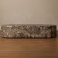 Fluted Dark Emperadoor Coffee Table – dark coffee table, marble coffee table, contemporary coffee table, luxury coffee table, designer coffee table