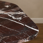 Antic Red Jesper Coffee Table – stone top coffee table, statement coffee table, unique coffee table, designer coffee table, luxury coffee table