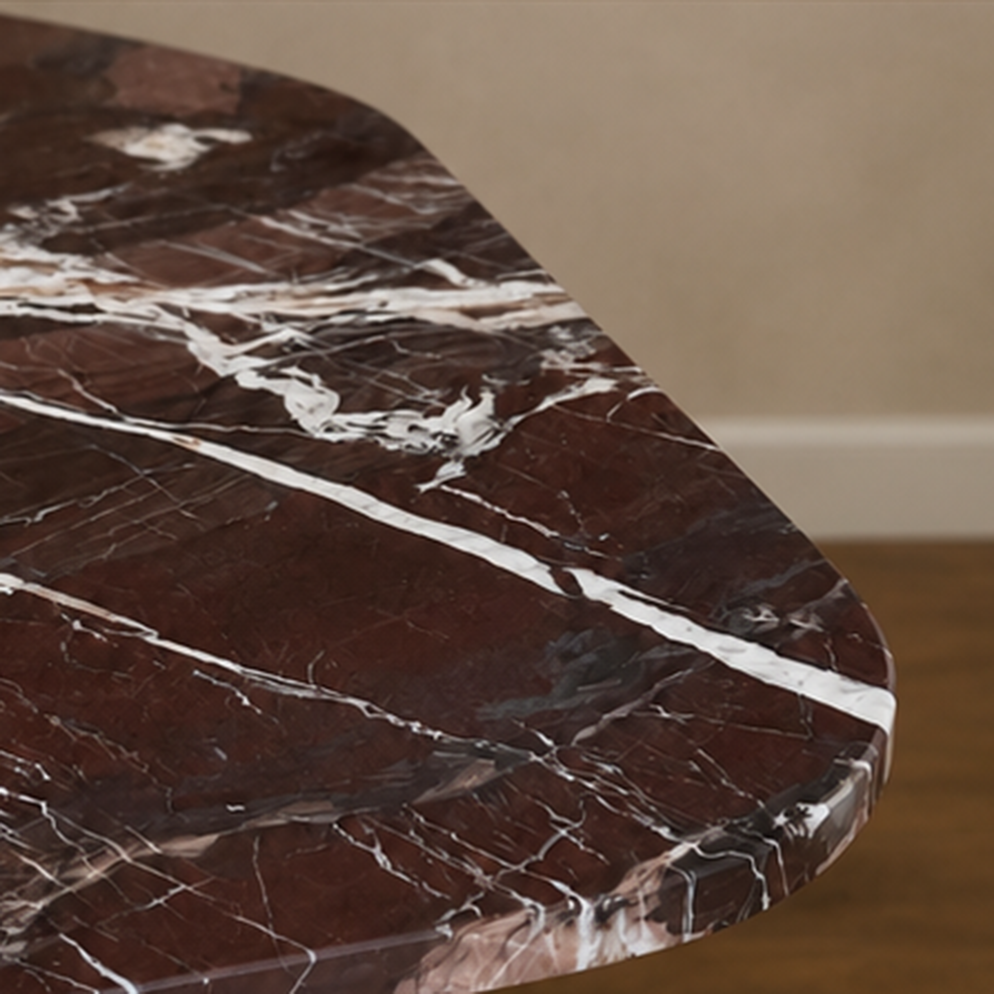 Antic Red Jesper Coffee Table – stone top coffee table, statement coffee table, unique coffee table, designer coffee table, luxury coffee table