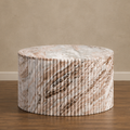 Palissandro Fluted Round Coffee Table – round coffee table, marble coffee table, modern coffee table, contemporary coffee table, luxury coffee table