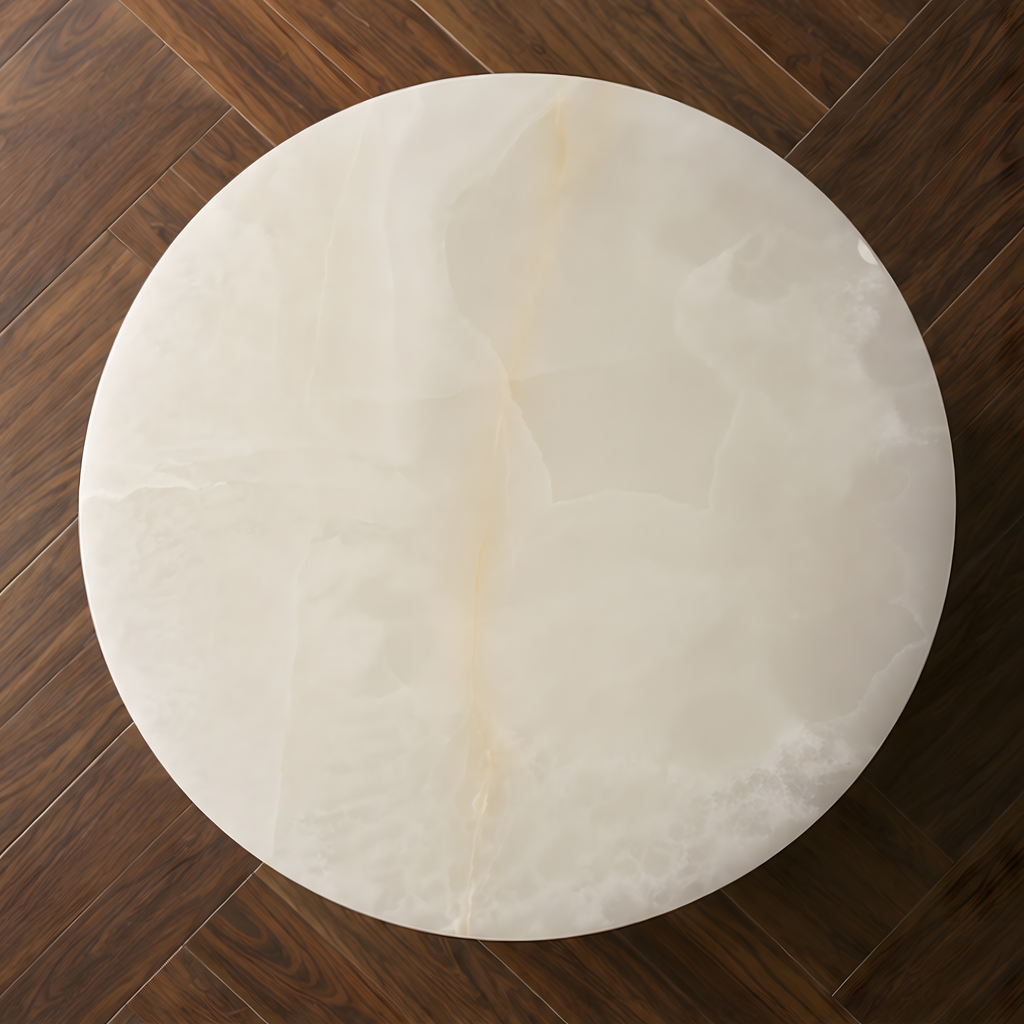 Crystal Onyx Side Table