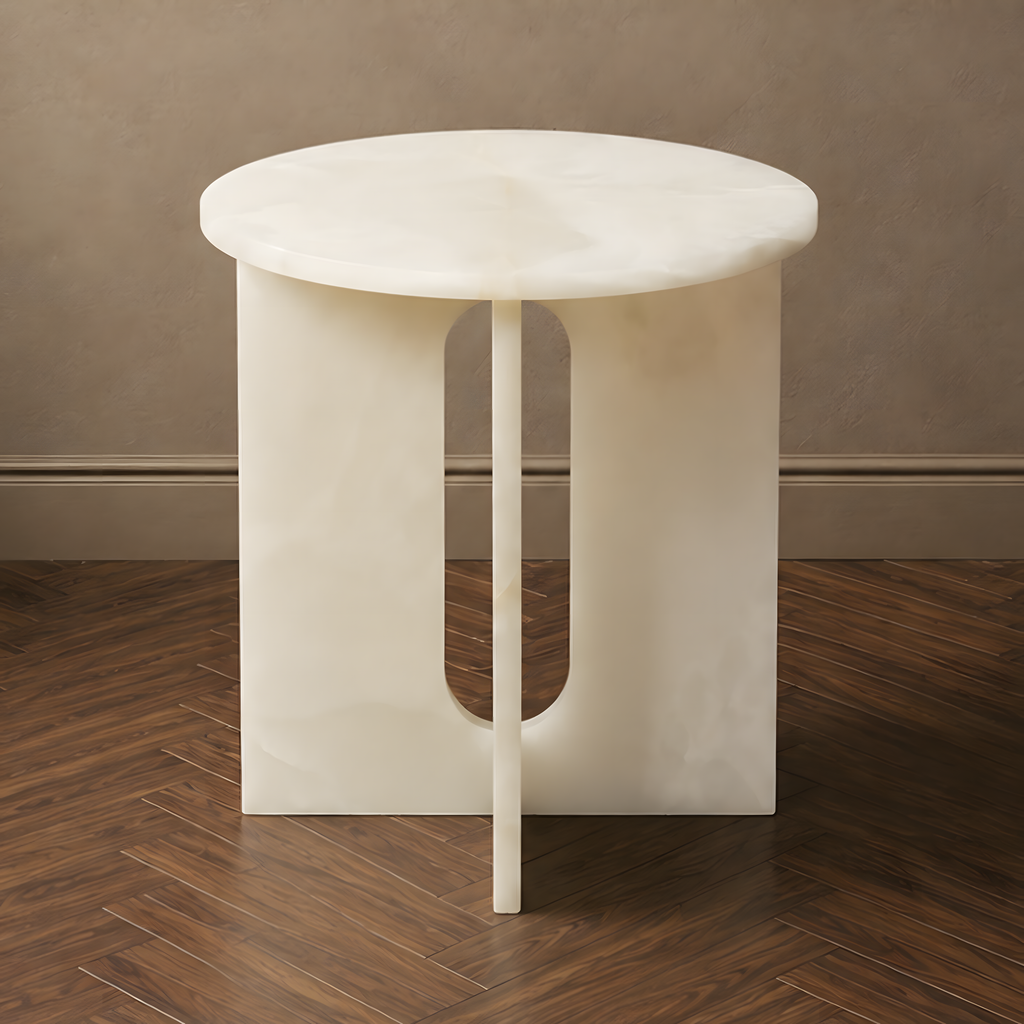 Crystal Onyx Side Table