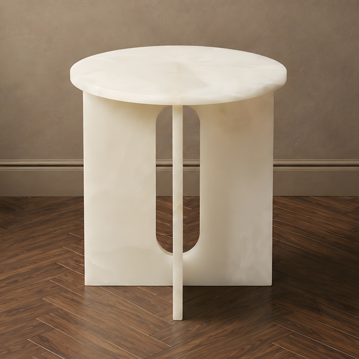 Crystal Onyx Side Table