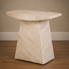 Crema Italian Dyna Side Table