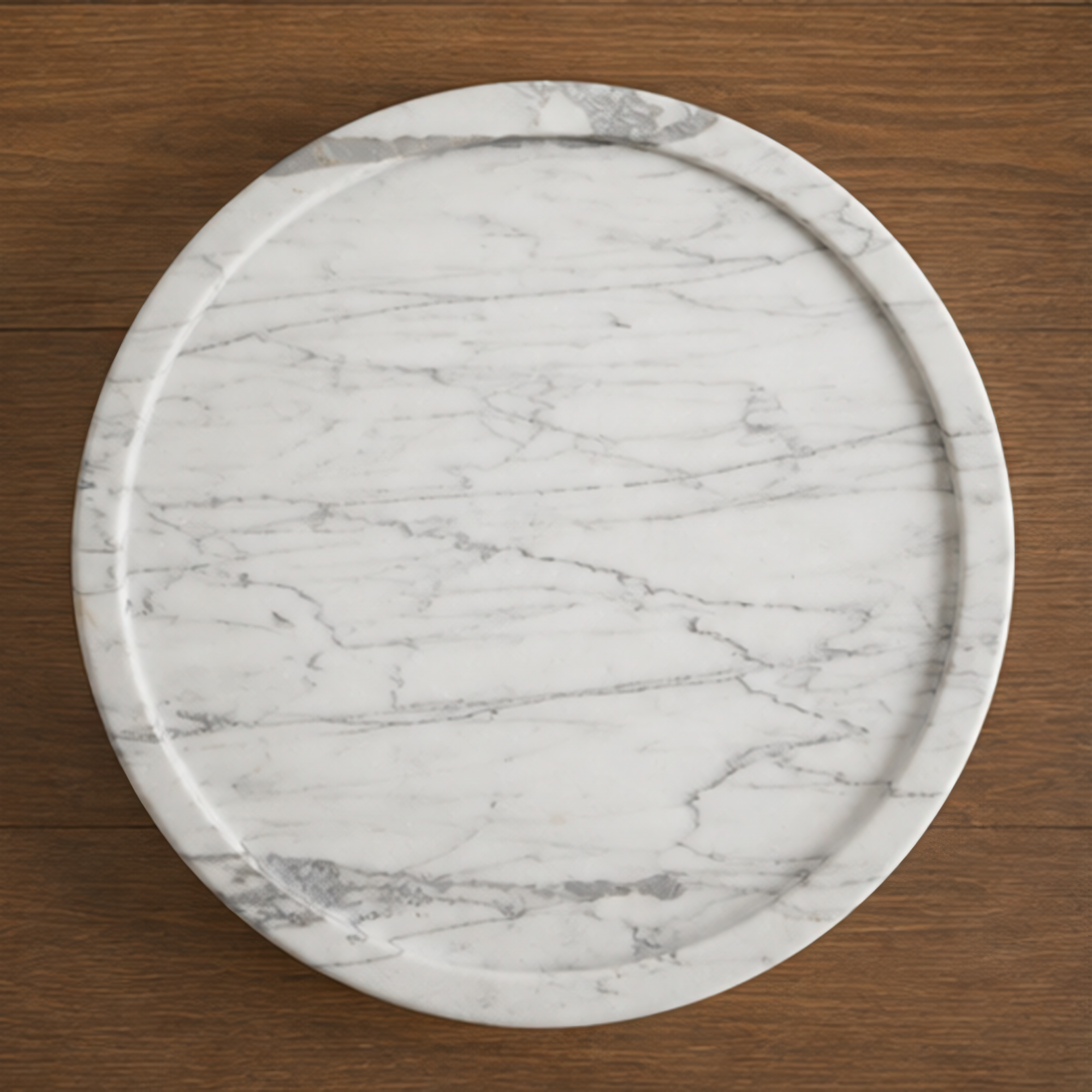 Carrara White Side Table
