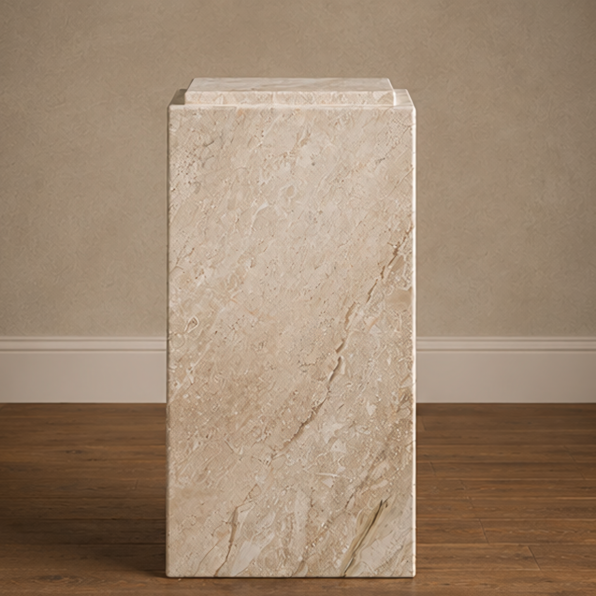 Crema Dyna Side Table Plinth
