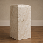 Crema Dyna Side Table Plinth
