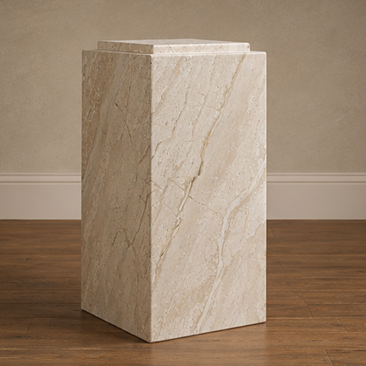 Crema Dyna Side Table Plinth