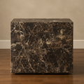 Dark Emperadoor Side Table Plinth