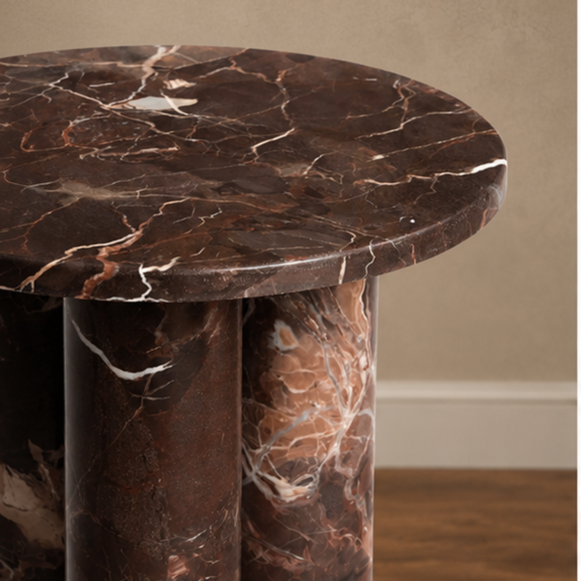 Signature Red Jesper Side Table