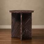 Red Jesper Wave Side Table